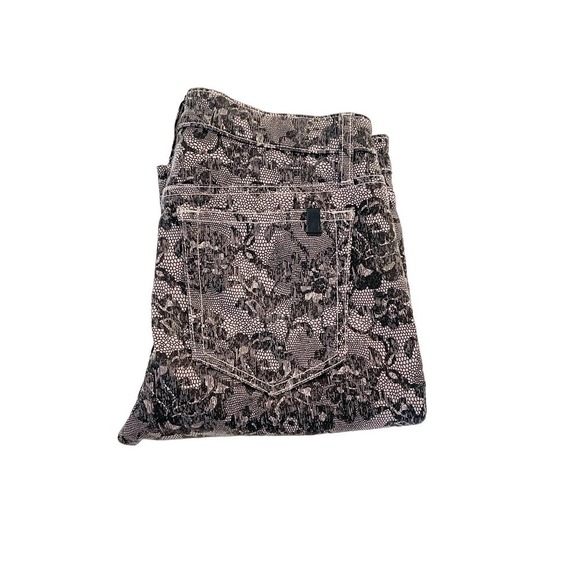 Joe's Chantilly Lace Print Blush Patterned Skinny Denim Jeans SZ26 - Picture 1 of 9